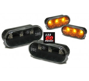 paire de feux clignotants répétiteurs LED cristal noir VW / SEAT divers modèles - GO2246279